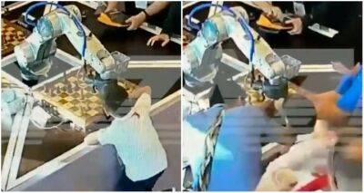 Chess robot breaks finger of boy after he 'violated' the rules in crazy footage - givemesport.com - Russia -  Moscow