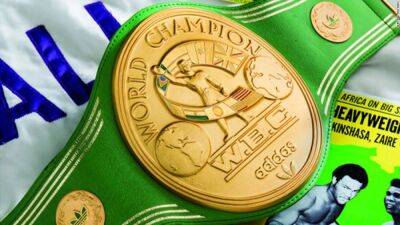 Jim Irsay - Muhammad Ali's WBC 'Rumble in the Jungle' belt bought for $6.18 million by Indianapolis Colts owner - edition.cnn.com - Usa - Vietnam -  Indianapolis - Congo