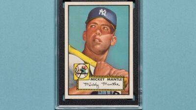 Mint 1952 Mickey Mantle card could fetch record price at auction - espn.com - Usa - New York -  New York - state New Jersey