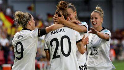 Arnold Clark-Cup - Lina Magull - 'Some kind of euphoria' - Germany celebrates 'astonishing' Euro 2022 success ahead of semi-final against France - eurosport.com - France - Germany - Denmark - Spain - Canada - Austria