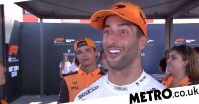 Daniel Ricciardo accidently calls McLaren teammate Lando Norris an ‘a**hole’ four times in interview gaffe