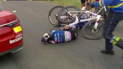 Tour de France Femmes 2022: Marta Cavalli out of race after horrific Stage 2 collision involving Nicole Frain