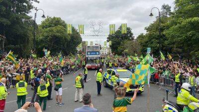 Crowds turn out in Kerry to welcome All-Ireland champions home