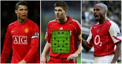 Cristiano Ronaldo - Wayne Rooney - Frank Lampard - Kevin De-Bruyne - Steven Gerrard - John Terry - Ashley Cole - Thierry Henry - Virgil Van-Dijk - Gary Neville - Harry Kane - Petr Cech - Ronaldo, Henry, Gerrard: Ultimate Premier League XI - including four current stars - givemesport.com