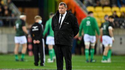 Andy Farrell - Ian Foster - Ian Foster 'not panicking' in wake of series loss to Ireland as pivotal South Africa tour looms - rte.ie - South Africa - Ireland - New Zealand -  Wellington - county Foster