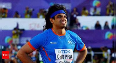 Neeraj Chopra - Team India - CWG 2022: Medal favourite Neeraj Chopra ruled out with injury - timesofindia.indiatimes.com - Usa - Australia - India - Birmingham