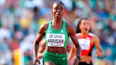 Noah Lyles - Tobi Amusan - Nigeria's golden girl Tobi Amusan causes stir after world record win at World Athletics Championships - edition.cnn.com - Usa - Nigeria - Jamaica