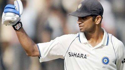 "It Had To Be David...": Rahul Dravid Remembers Important Lesson From Childhood