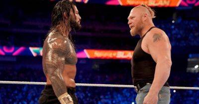 Brock Lesnar - Roman Reigns - WWE SummerSlam: Roman Reigns v Brock Lesnar shock potential spoiler emerges - givemesport.com