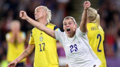 Rampant England smash Swedes to reach Euros final