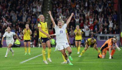 England thrash Sweden to reach women’s Euro 2022 final
