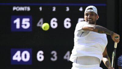 ATP roundup: Nick Kyrgios (knee) withdraws from Atlanta Open