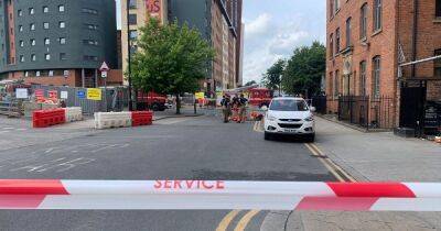LIVE: Roads near Mancunian Way shut off with emergency services at scene after 'gas leak' - latest updates