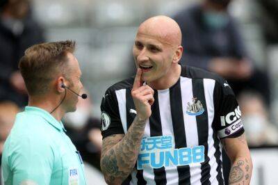 Newcastle hit by Jonjo Shelvey injury ahead of Premier League season