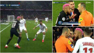 Neymar: When PSG star was booked for attempting audacious skill v Montpellier
