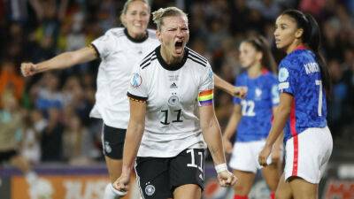 Germany advances to the Women's Euro 2022 final after beating France 2-1