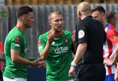 Ebbsfleet United manager Dennis Kutrieb says his players must resist urge to react to controversial refereeing decisions this season