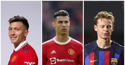 Manchester United transfer news LIVE Ronaldo latest, De Jong to Man Utd updates and Lisandro Martinez transfer reaction