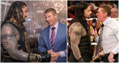 Vince Macmahon - Seth Rollins - Brock Lesnar - Vince McMahon: Roman Reigns’ 20-word heartfelt reaction to WWE retirement - givemesport.com