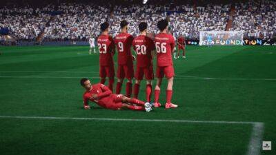 Lionel Messi - FIFA 23: How to lie down behind the wall - givemesport.com
