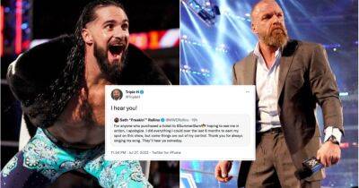 Seth Rollins - Triple H's response to Seth Rollins' emotional SummerSlam tweet has excited WWE fans - givemesport.com