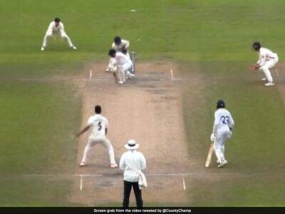 Watch: Washington Sundar's Classic Off-Spinner Set-Up To Dismiss Batter In County Game