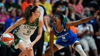 Alyssa Thomas - 'Sue Bird Day': Sun beat Storm in Bird's final game in Connecticut - cbc.ca - county Day -  Seattle - state Connecticut