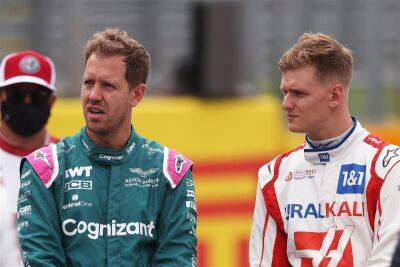 Sebastian Vettel addresses Mick Schumacher to Aston Martin suggestion