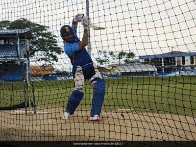 Watch: Rohit Sharma Grinds It Out In Nets Ahead Of 1st T20I vs West Indies - sports.ndtv.com - India