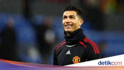 Cristiano Ronaldo - Atletico Madrid - Europa Di-Liga - Akun Medsos Ronaldo Tertawakan Unggahan Spanduk Anti CR7 - sport.detik.com - Manchester - Portugal
