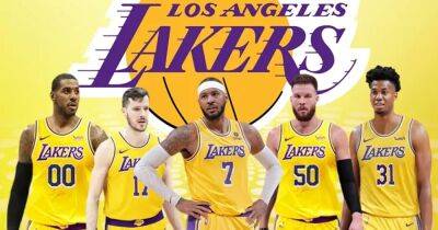 Anthony Davis - Russell Westbrook - Austin Reaves - James Davis - Darvin Ham - LA Lakers: Predicting their starting line-up this season - givemesport.com