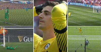 Community Shield: Thibaut Courtois' nightmare penalty for Chelsea vs Arsenal in 2017
