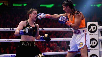Jake Paul offers Katie Taylor €2m to drop two divisions to fight Amanda Serrano at featherweight