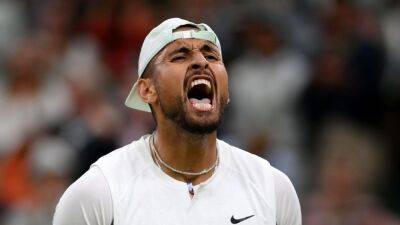 Nick Kyrgios - Stefanos Tsitsipas - Nick Kyrgios topples No. 4 seed Stefanos Tsitsipas in wild, outburst-filled Wimbledon match - espn.com - Australia