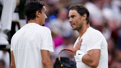 Rafael Nadal - Richard Gasquet - Botic Van-De-Zandschulp - Lorenzo Sonego - Rafael Nadal apologises to Lorenzo Sonego after heated exchange on Centre Court - bt.com - Italy - Usa - Australia