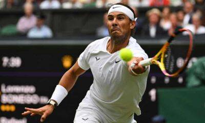 Rafael Nadal brushes Lorenzo Sonego aside to make Wimbledon last 16