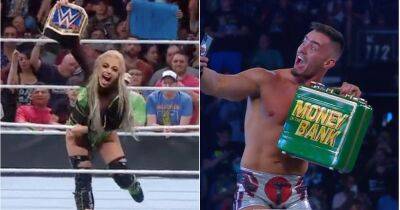 Bobby Lashley - Becky Lynch - Ronda Rousey - Bianca Belair - Liv Morgan - Alexa Bliss - WWE Money in the Bank results: Liv Morgan wins gold as Theory is victorious too - givemesport.com - Usa