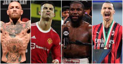 Ronaldo, McGregor, Mayweather, Tyson: Top 30 most arrogant athletes according to fan vote