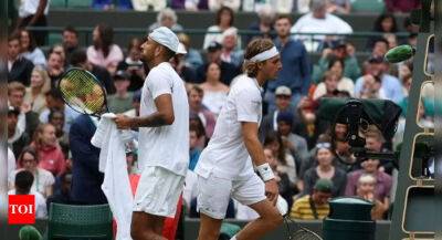 Wimbledon: Stefanos Tsitsipas says Nick Kyrgios is 'a bully' with 'evil side'