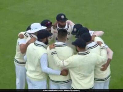 Watch - "Once A Leader...": Virat Kohli Does The Team India Huddle Talk With Captain Jasprit Bumrah By His Side