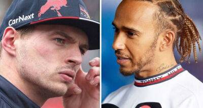 Max Verstappen hits out at British press when comparing his and Lewis Hamilton's boos