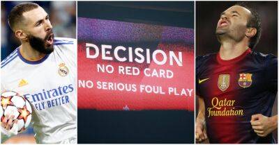 Lineker, Benzema, Iniesta: Which football players never received a red card?