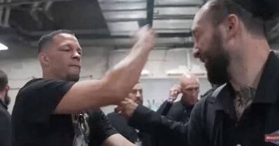 Nate Diaz slaps reporter in heated backstage confrontation at UFC 276