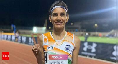 Parul Chaudhary sets new 3000m national record in LA