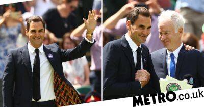 Roger Federer - Andy Murray - Novak Djokovic - Pete Sampras - John Macenroe - Venus Williams - Billie Jean - Roger Federer hopeful of Wimbledon return as he leads Centre Court celebrations - metro.co.uk