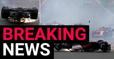 Zhou Guanyu involved in serious multi-car crash at British Grand Prix
