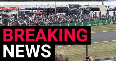 Protestors sit on Silverstone track after horror crash at British Grand Prix - metro.co.uk - Britain