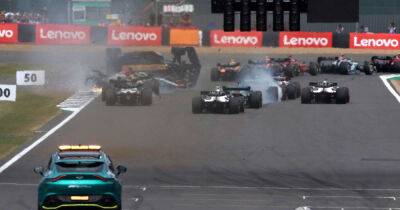 Aston Martin - Sebastian Vettel - George Russell - Esteban Ocon - Pierre Gasly - Alex Albon - Zhou escapes serious injury after massive Silverstone F1 Turn 1 crash - msn.com - China