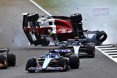 PICTURES | Horror crash at Silverstone met with relief as China's Zhou 'okay'