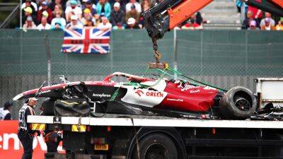 Sebastian Vettel - George Russell - Esteban Ocon - Pierre Gasly - Alex Albon - Zhou Guanyu conscious after horror, multi-car crash at British Grand Prix, Alfa Romeo F1 Team confirm - eurosport.com - Britain